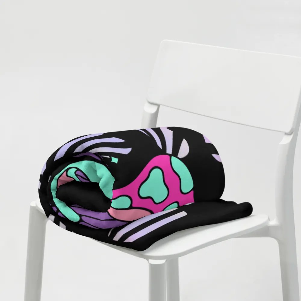 Trippy Drip Fleece Throw Blanket product image (7)