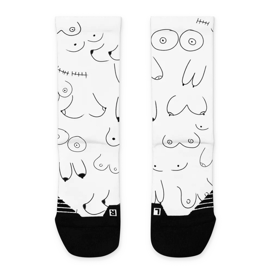Boob Socks | White product image (2)