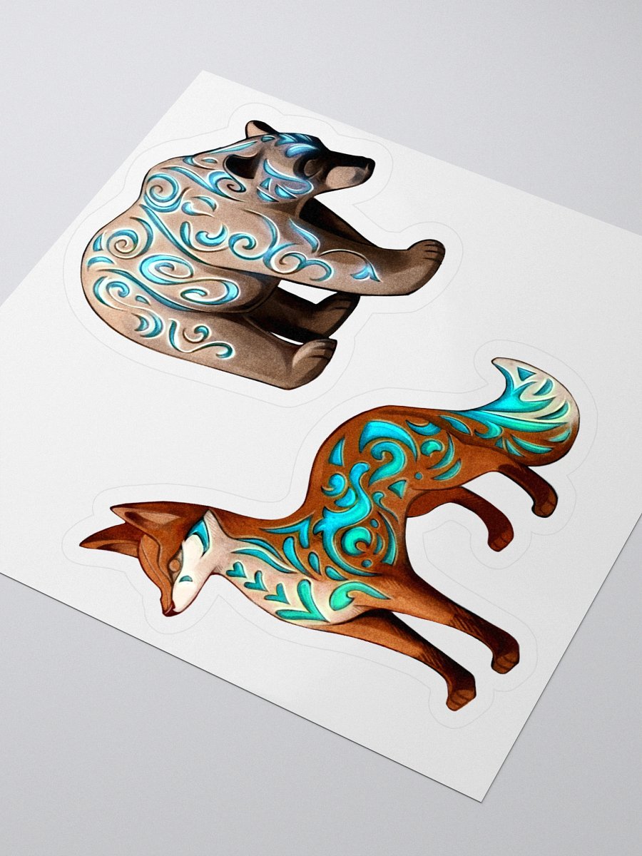 Forest totems | Kiss-cut sticker sheet product image (3)