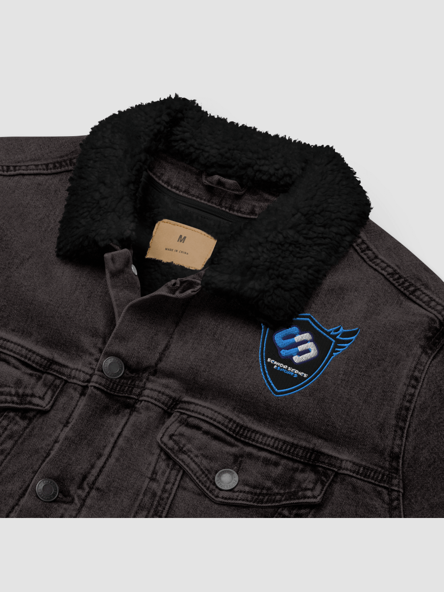 Senior Series Esports Unisex Sherpa Denim Jacket product image (8)