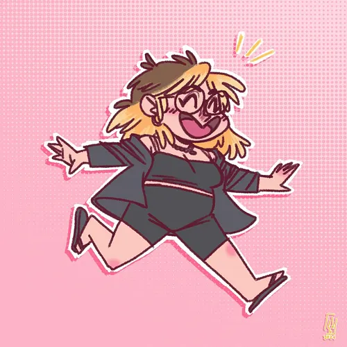 Me, being a happy lil stinker 🌝