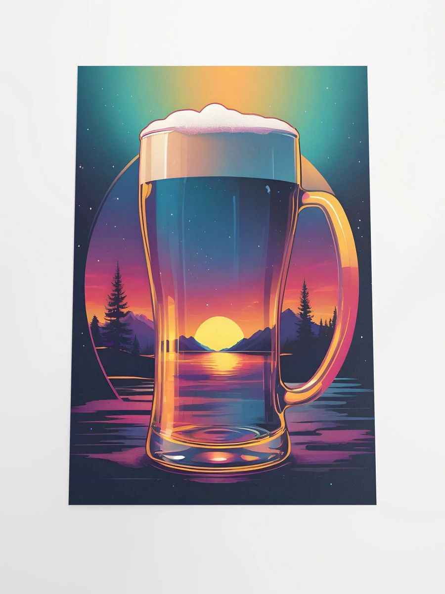 Beer Sunset Poster product image (2)