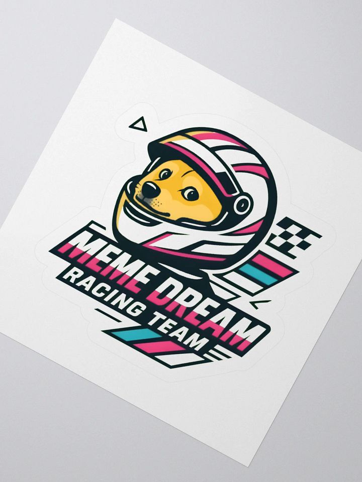Racing Pup Kiss Cut Stickers product image (7)