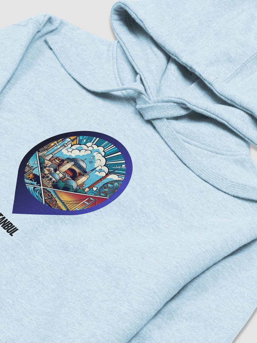 Cityscape Pin Premium Hoodie | Ai design Istanbul city product image (3)