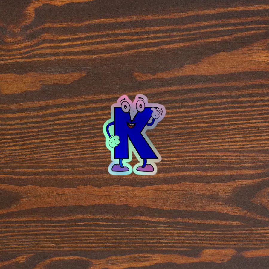 K Holographic Cartoon Character Sticker product image (5)