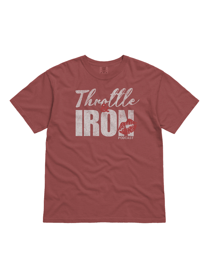 Throttle & Iron Podcast “Kissed by the Road” Tee product image (41)
