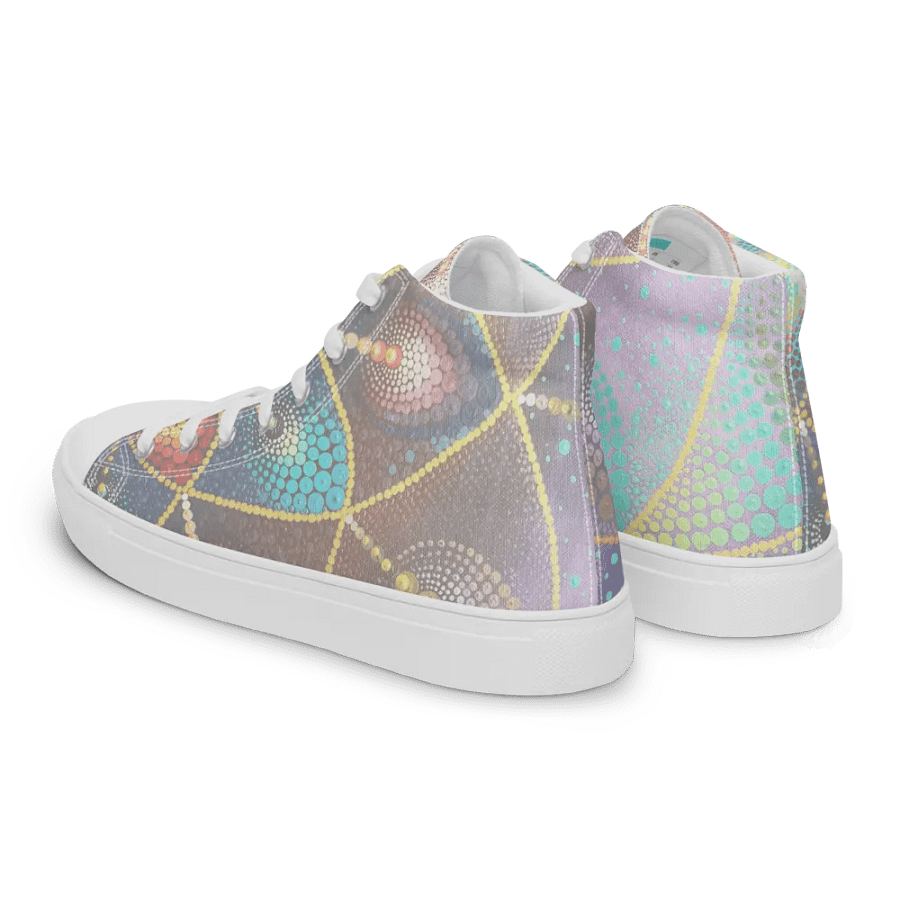 Sanatana Mandala pastell High Top Canvas product image (3)