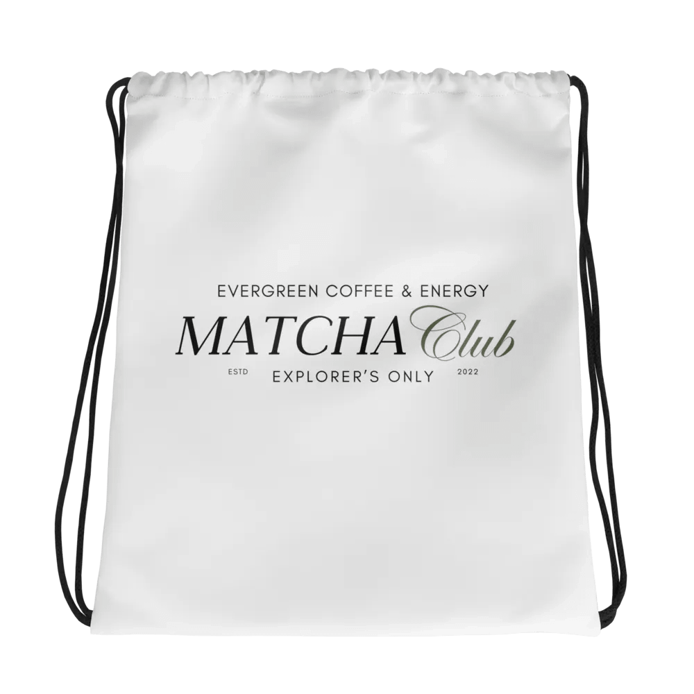 Matcha Club Drawstring Bag | Sip Society product image (1)