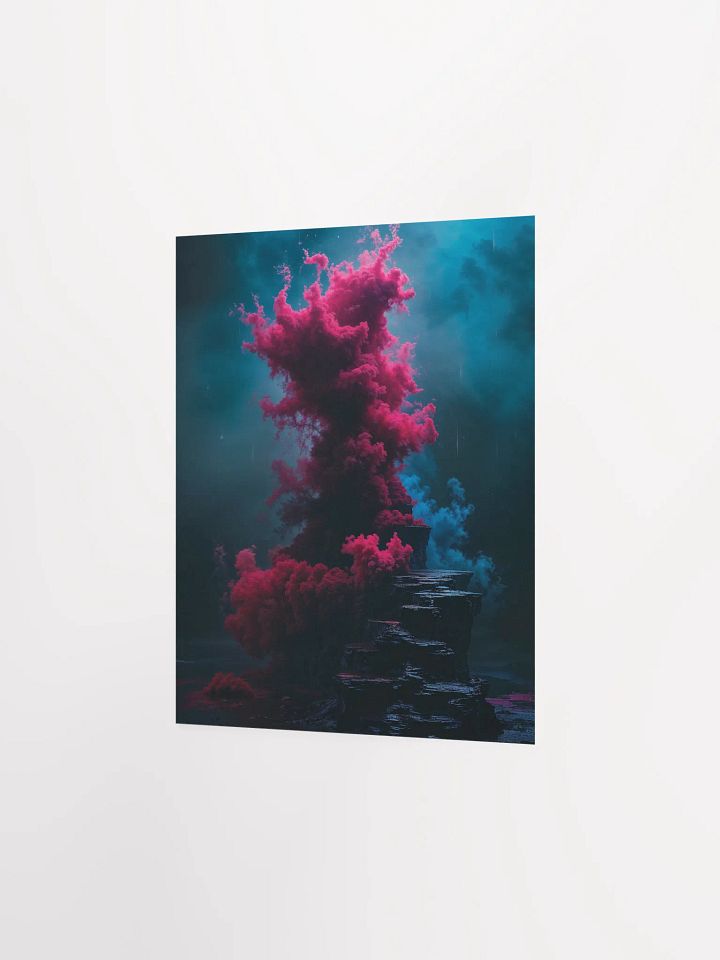 Crimson Bloom Ascension Matte Poster product image (13)