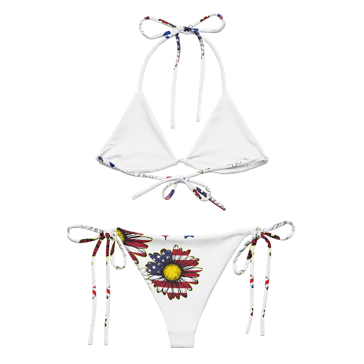 Patriotic Daisies Bikini Set product image (2)