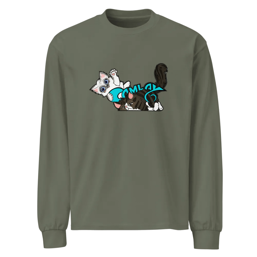 AS Colour Unisex Premium Heavyweight Long Sleeve Shirt: Luigi & Ariel Logo product image (24)