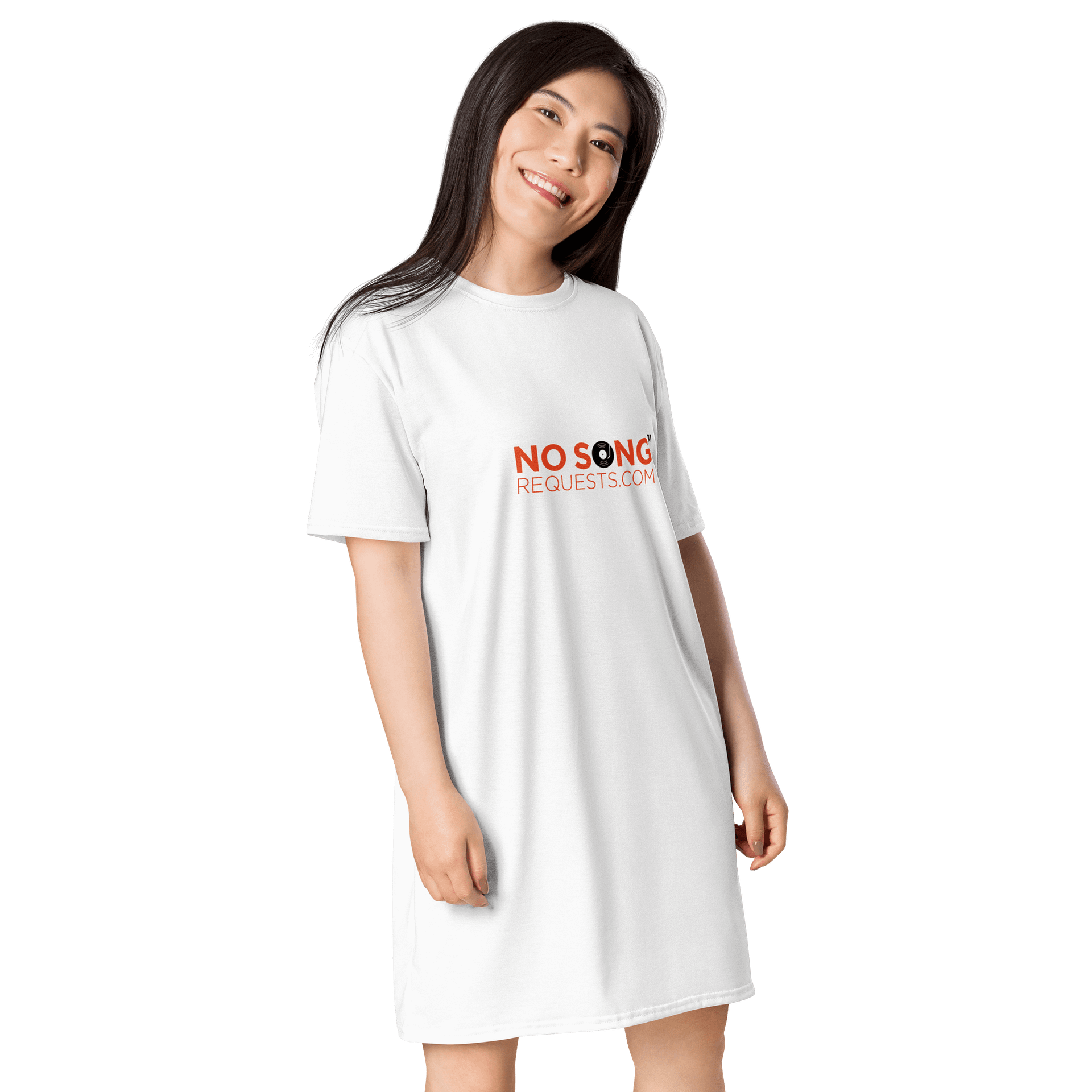 Women's T-Shirt Dress Orange Logo product image (4)
