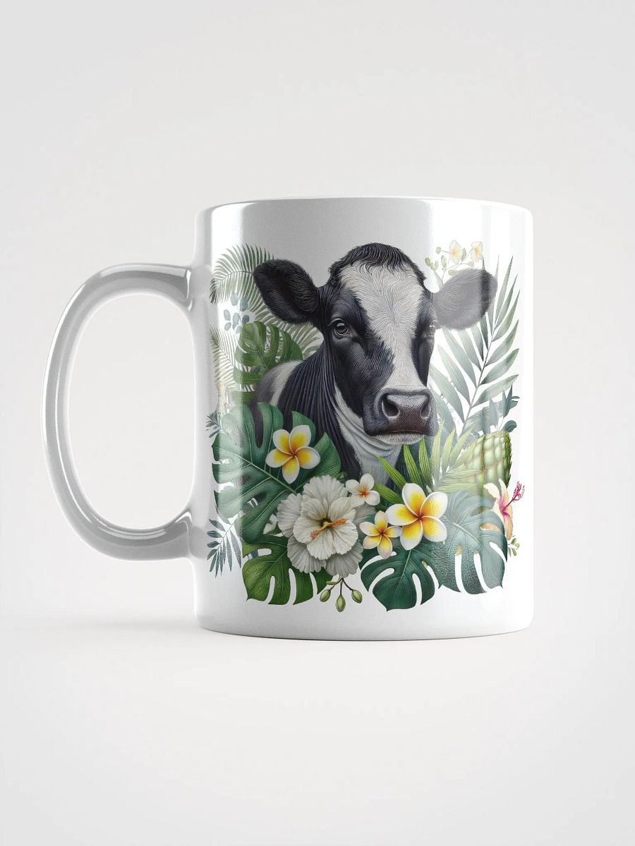 Tropical Cow White Glossy Mug product image (6)