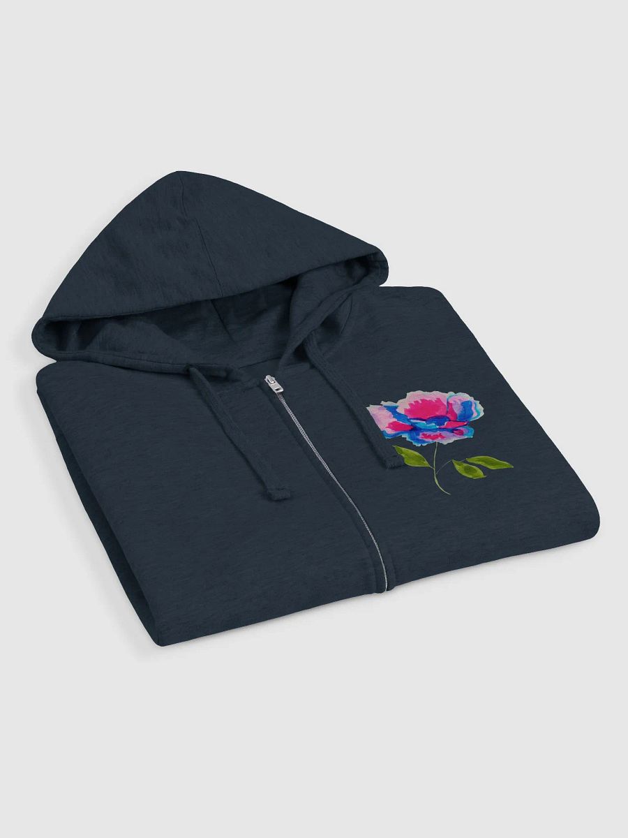 Flower Watercolour Zip Up Hoodie product image (3)
