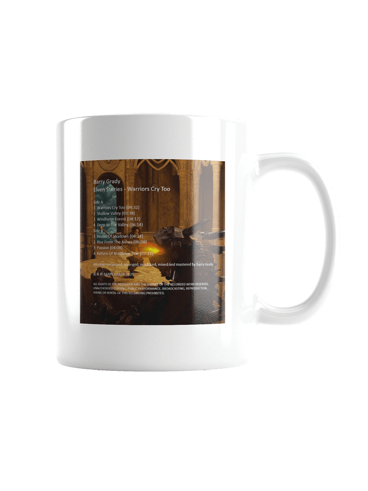 'Elven Stories - Warriors Cry Too' Mug product image (6)