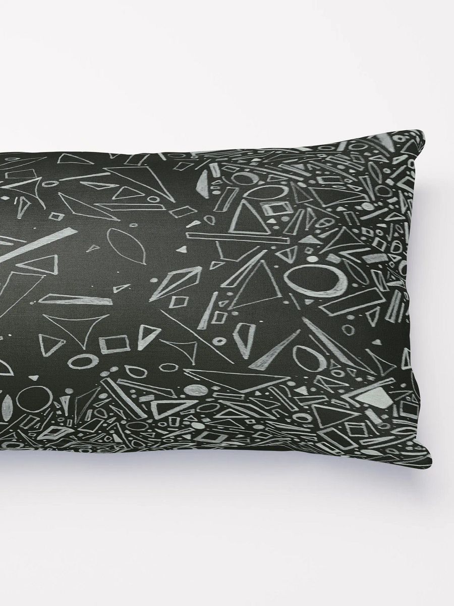 Long Graphic Black-White Pillow product image (2)