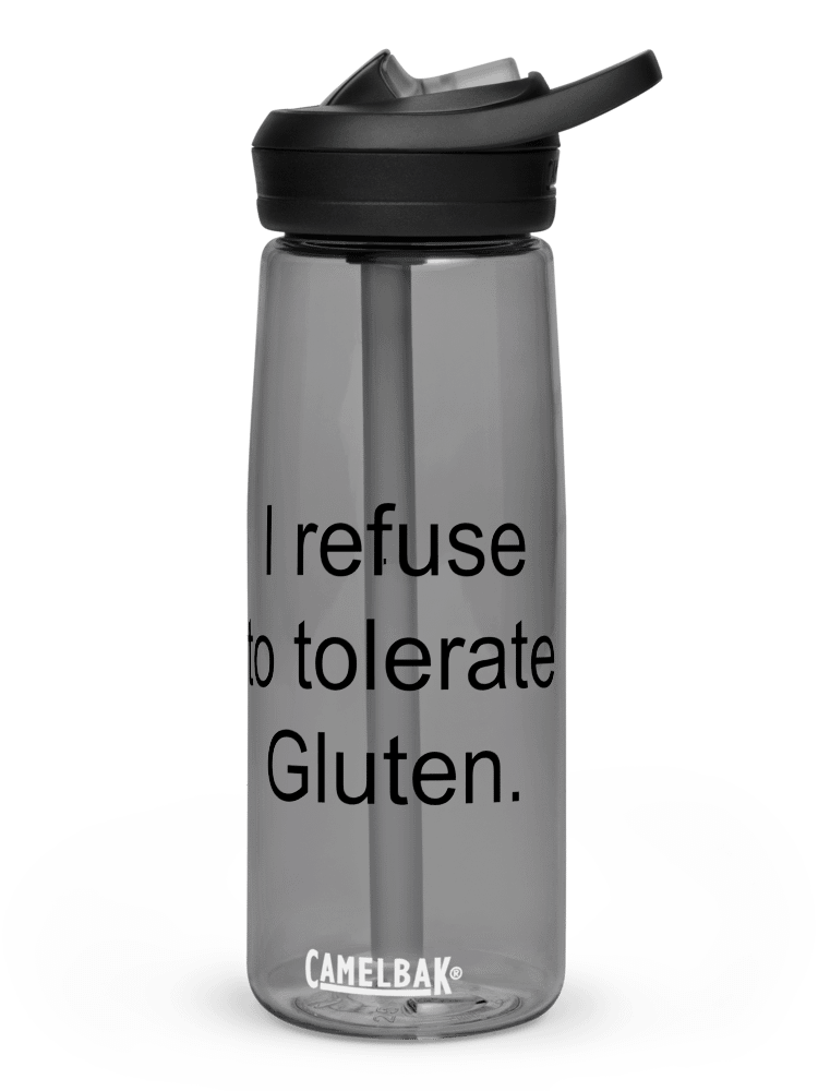 I refuse to tolerate gluten Camelbak bottle product image (1)