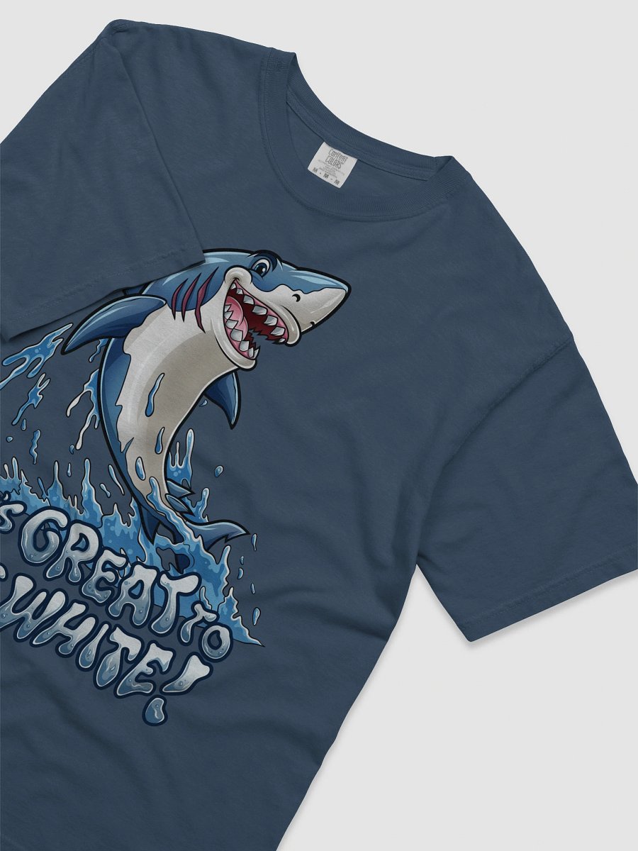 Great White T-Shirt (Full) (Midnight Blue) product image (5)
