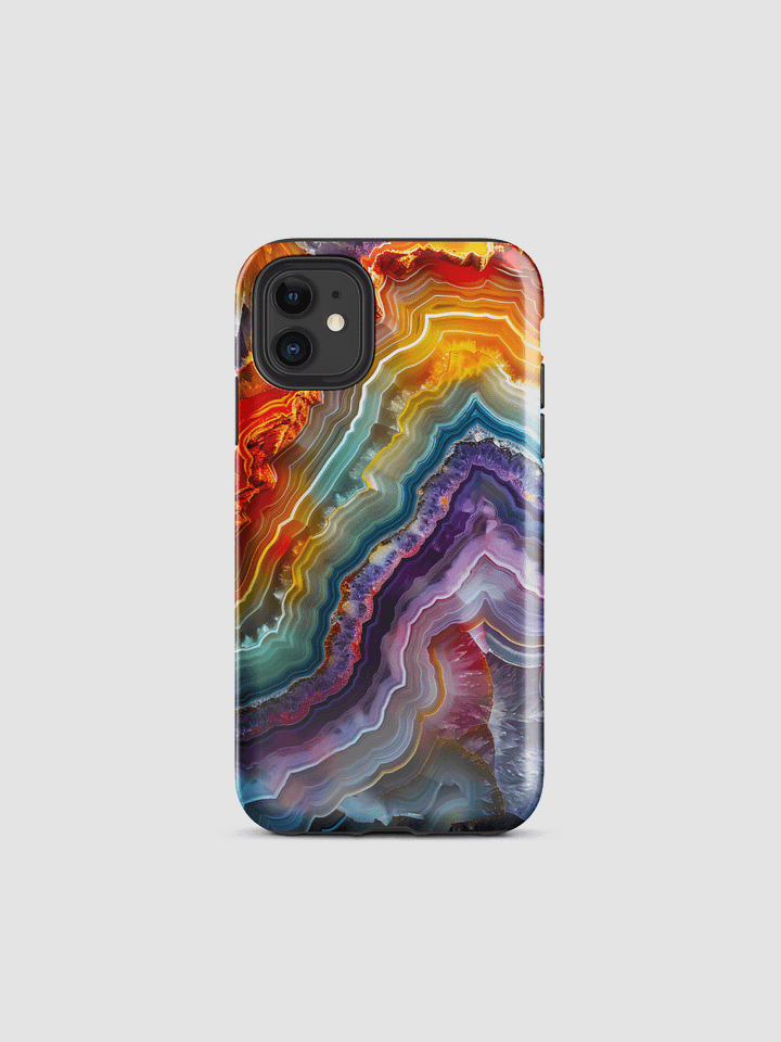Rainbow agate Tough iPhone Case product image (1)