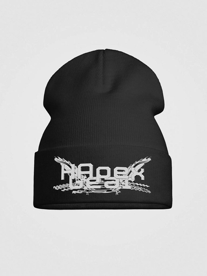 HApex Gear Black Embroidery Otto Knit Beanie product image (1)