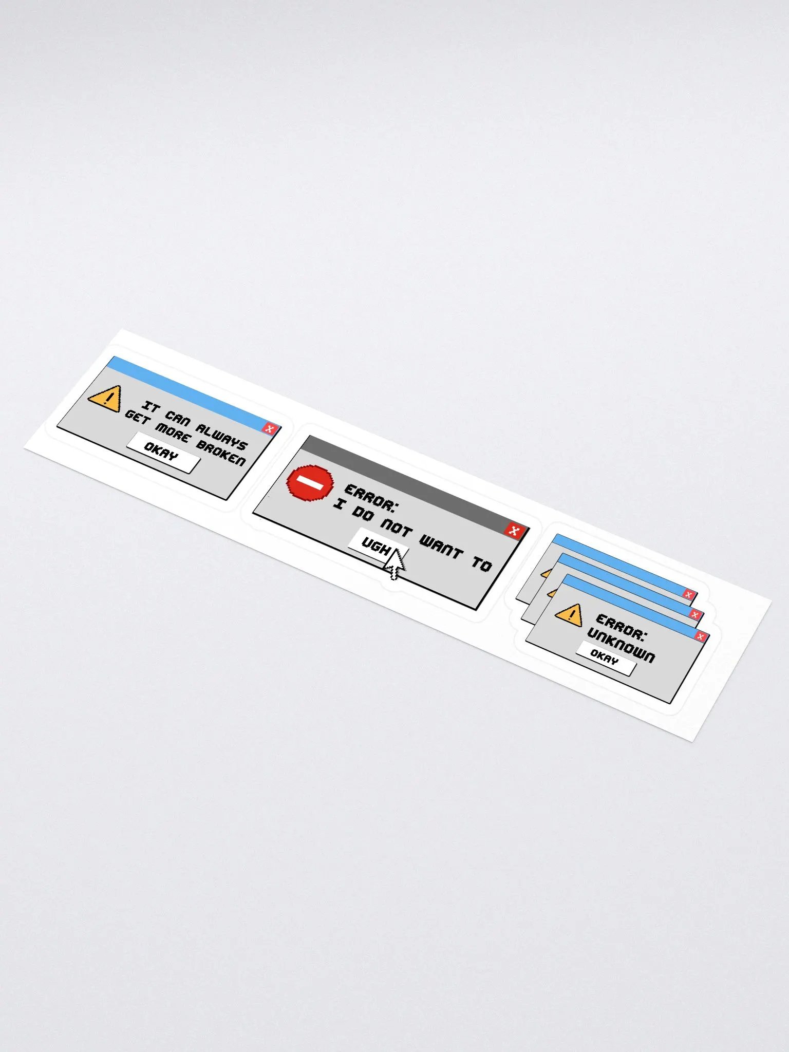 Error Messages Sticker Pack product image (1)