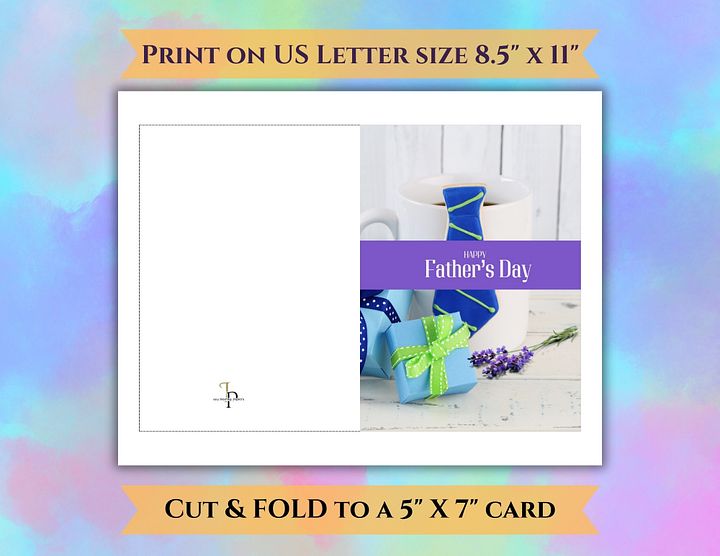 Tie & Mug Father's Day Card product image (2)