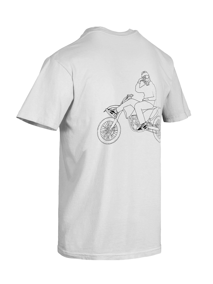 Bike and signature outline (Black) | Shirt product image (70)