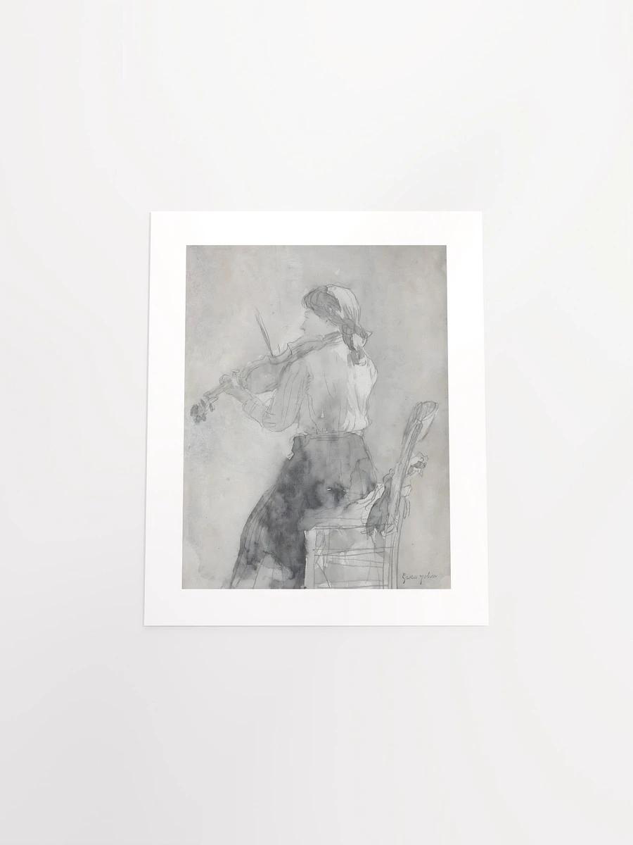 Young Woman Playing A Violin By Gwen John (c. 1897) - Print product image (4)