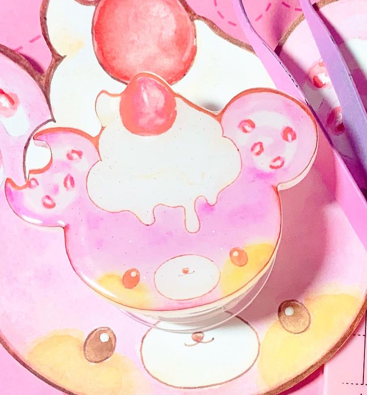 OC phone grips- original characters animal artwork product image (2)
