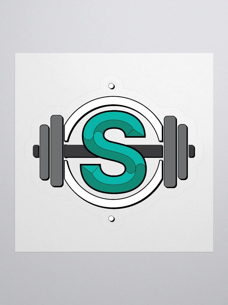 Dumbbell Logo Sticker product image (1)