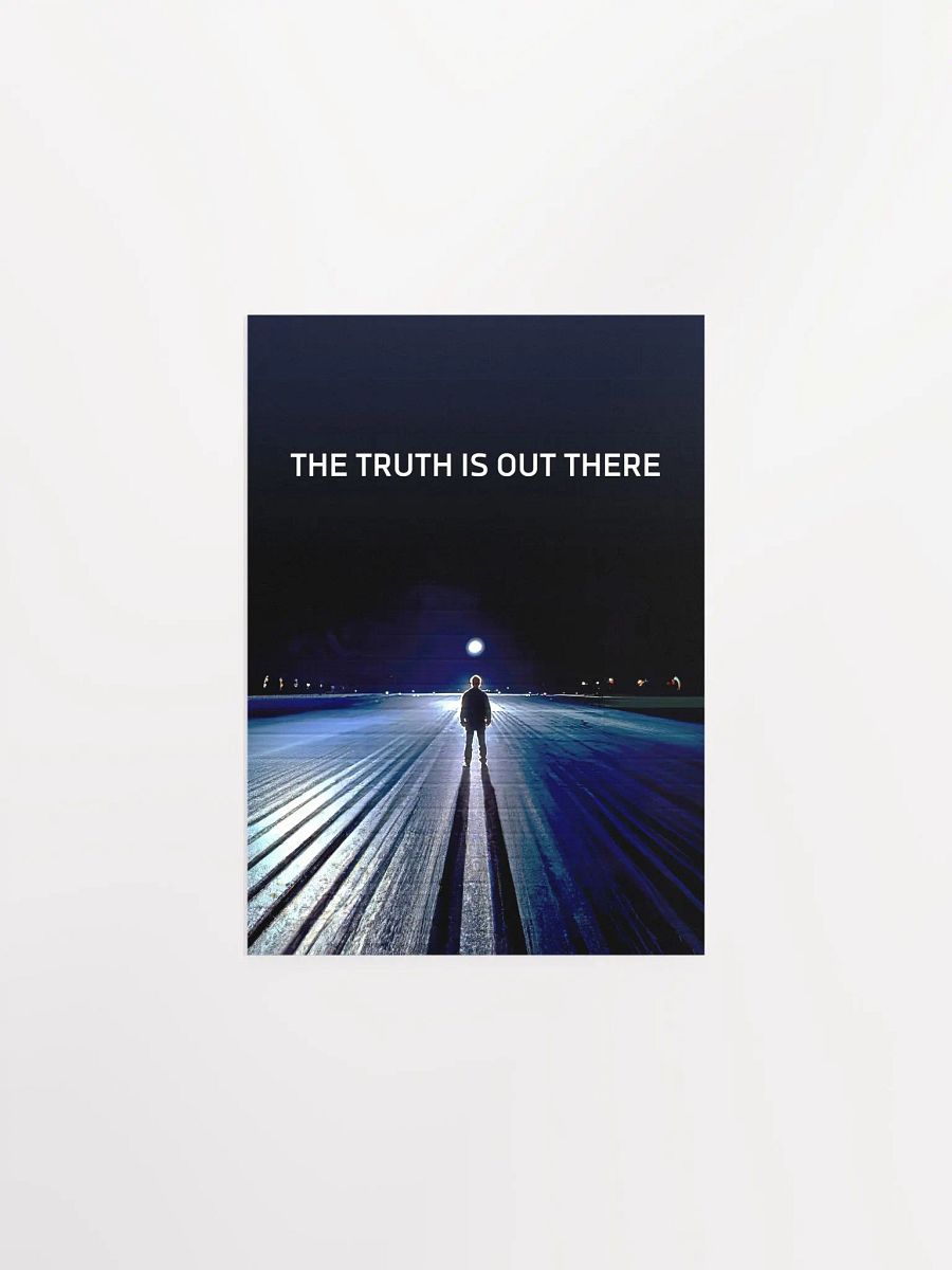 The Truth is Out There S01E02 - Deep Throat / The X-Files poster — sci-fi poster, movie poster, space art print product image (9)