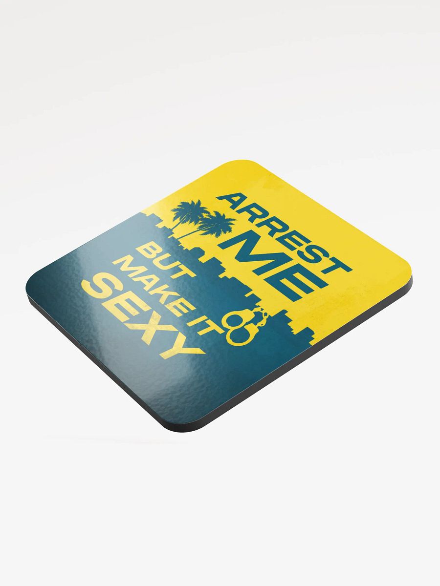 Sexy Arrest Glossed Cork Coaster product image (3)