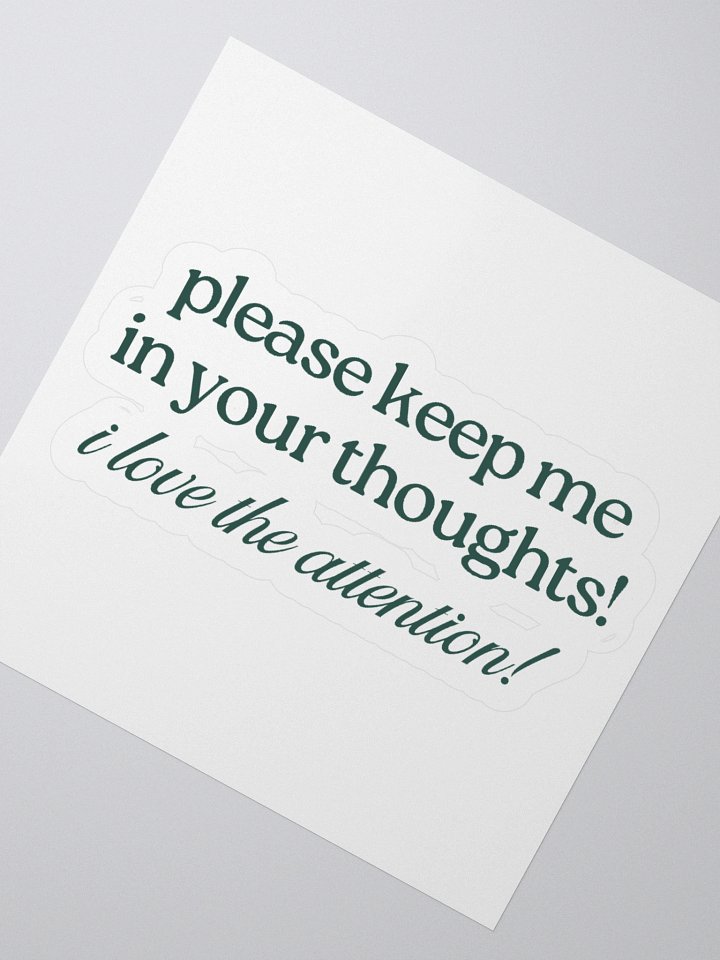 Attention Sticker product image (2)