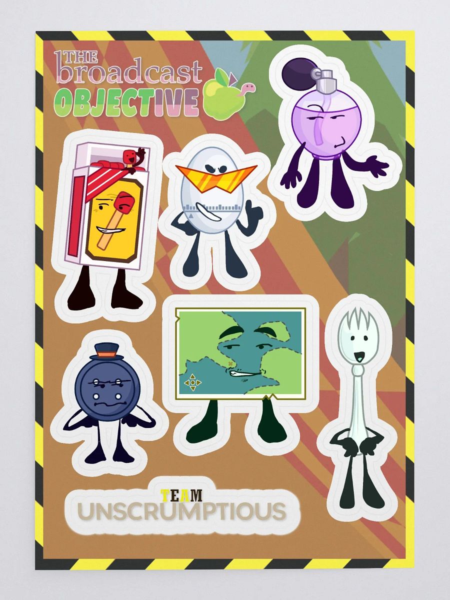 Team Unscrumptious Stickers product image (3)
