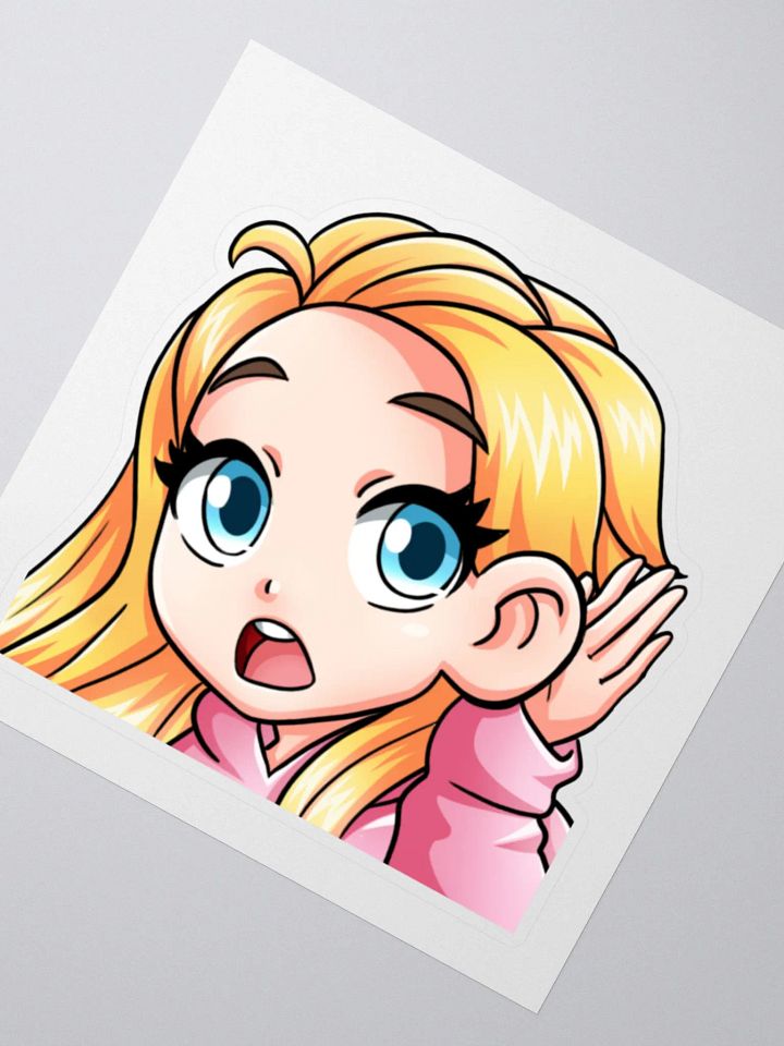 Melissa Listen Emote Sticker product image (2)
