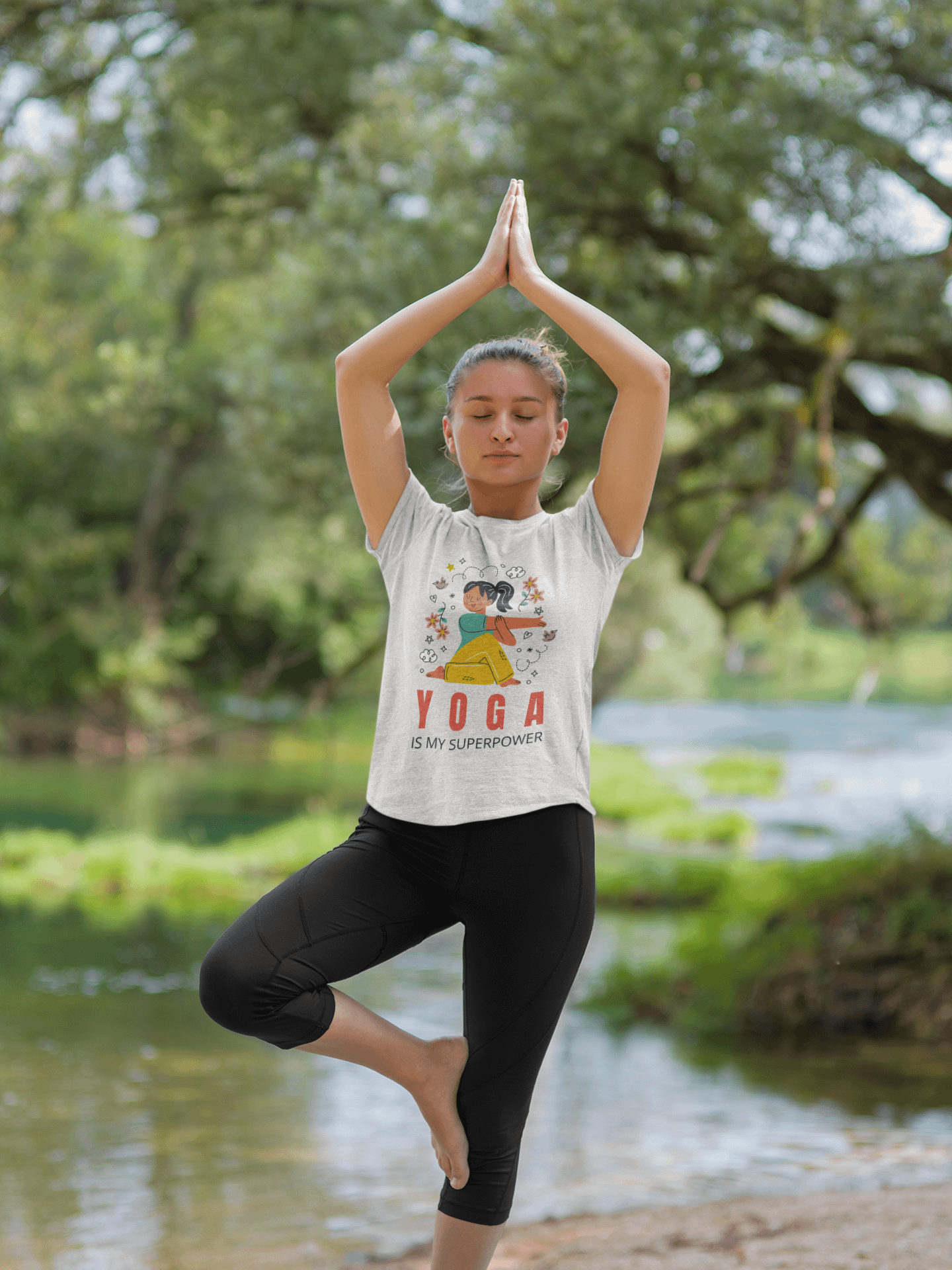 Yoga is My Superpower Graphic Tee product image (57)