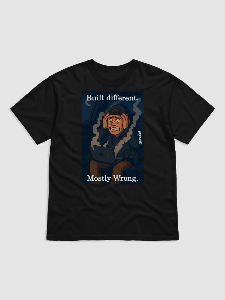Built Different Black Tee product image (1)