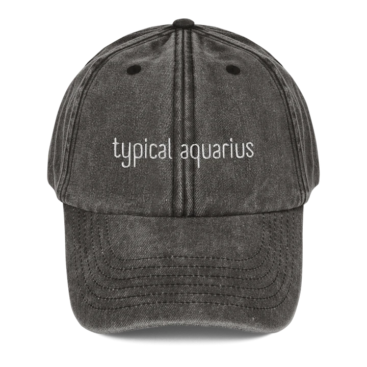 Typical Aquarius Vintage Wash Dad Hat product image (1)