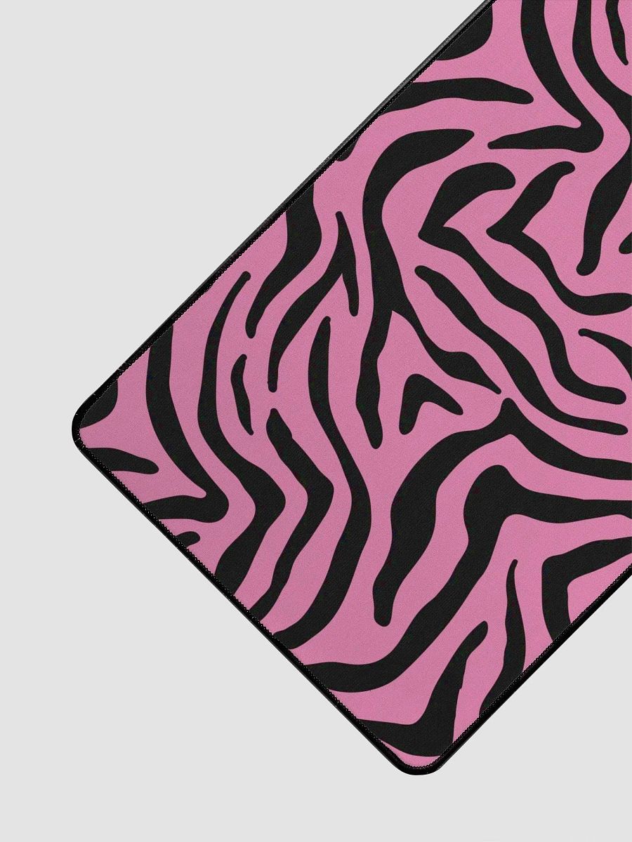 Gaming Bear Desk Mat (Pink Zebra) - 15.5" x 31.5" product image (3)