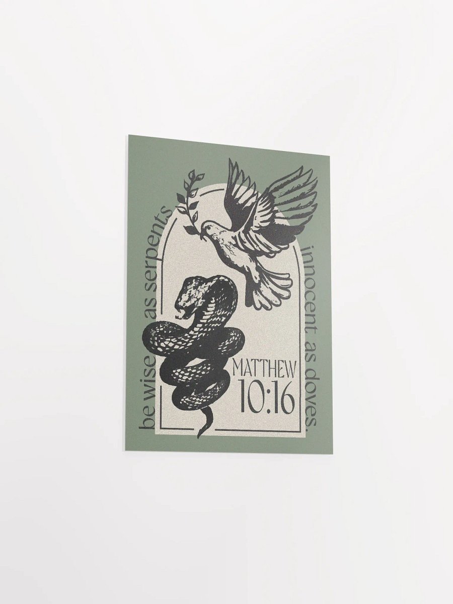 Matthew 10:16 Print product image (3)