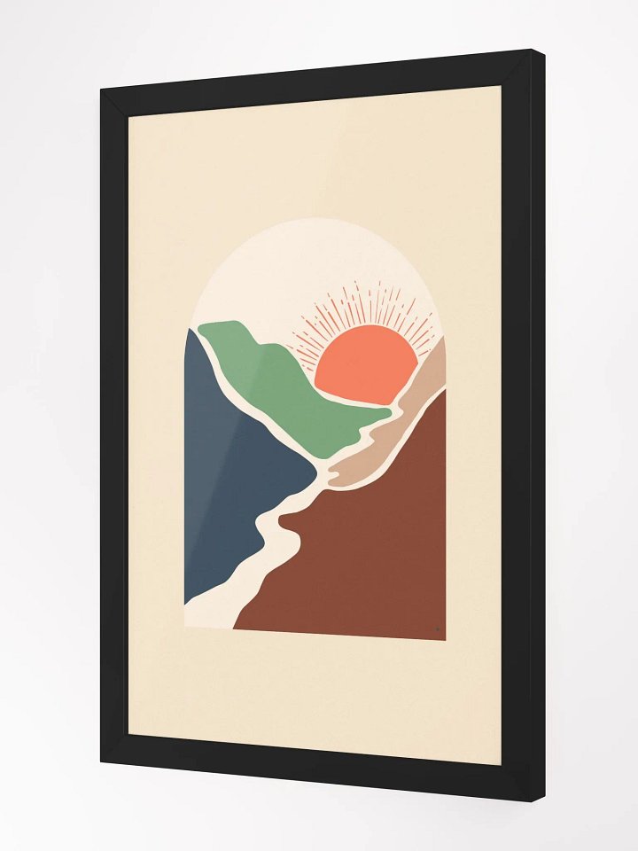 Rising Sun Serenity Framed Poster product image (12)