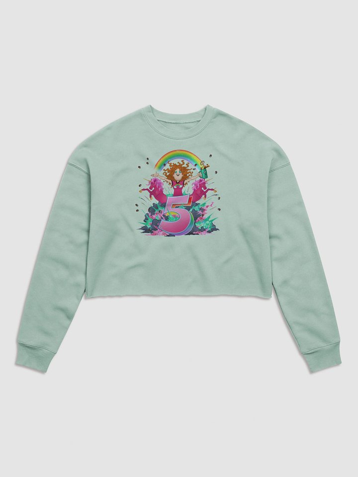 LadyAm5Years Crop Sweatshirt product image (25)