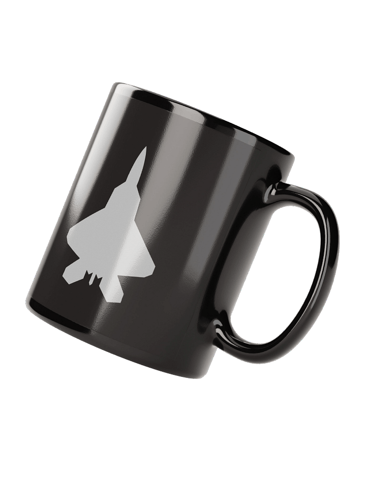 Lockheed Martin F-22 Raptor Silhouette Ceramic Mug product image (3)