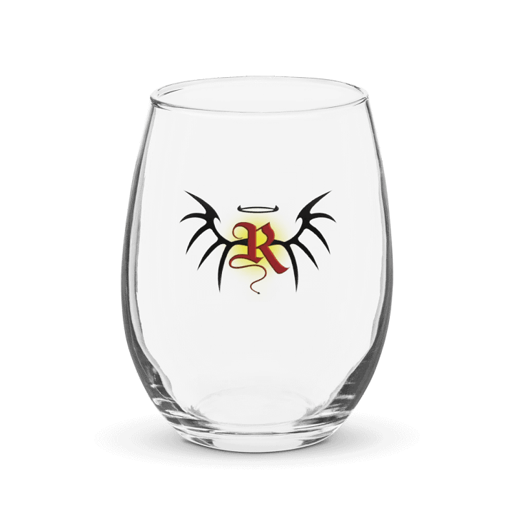 RafaZafar Logo Stemless Wineglass (standard aura) product image (1)