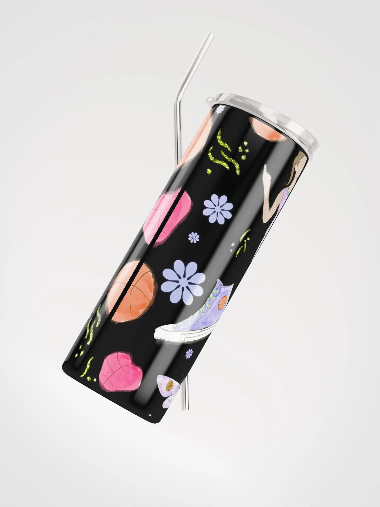 Basketball Fan Stainless Steel Tumbler product image (7)
