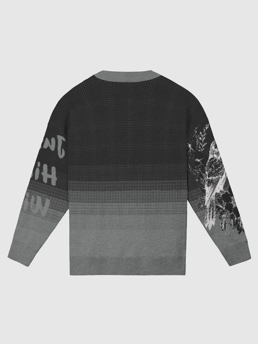 White Crow - Raven Just higher Vibes Cozy Knit Jacquard Crewneck Sweater product image (6)