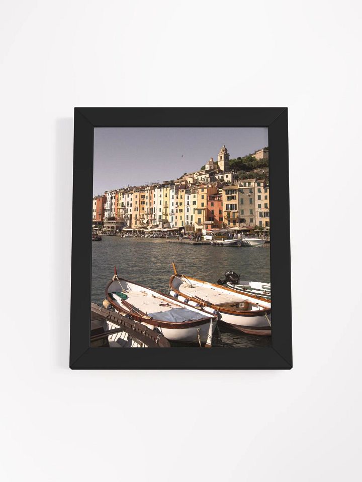 Porto Venere Boats - Framed High-Quality Matte Poster product image (1)