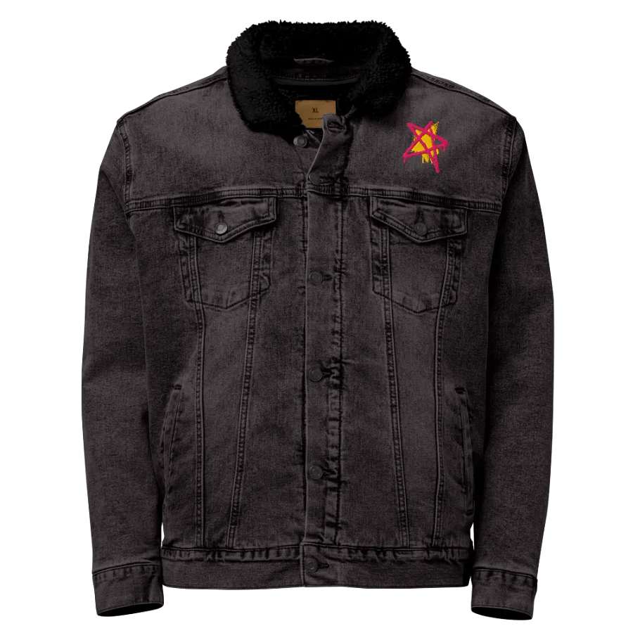 Star Hustler Unisex Sherpa Denim Jacket product image (1)