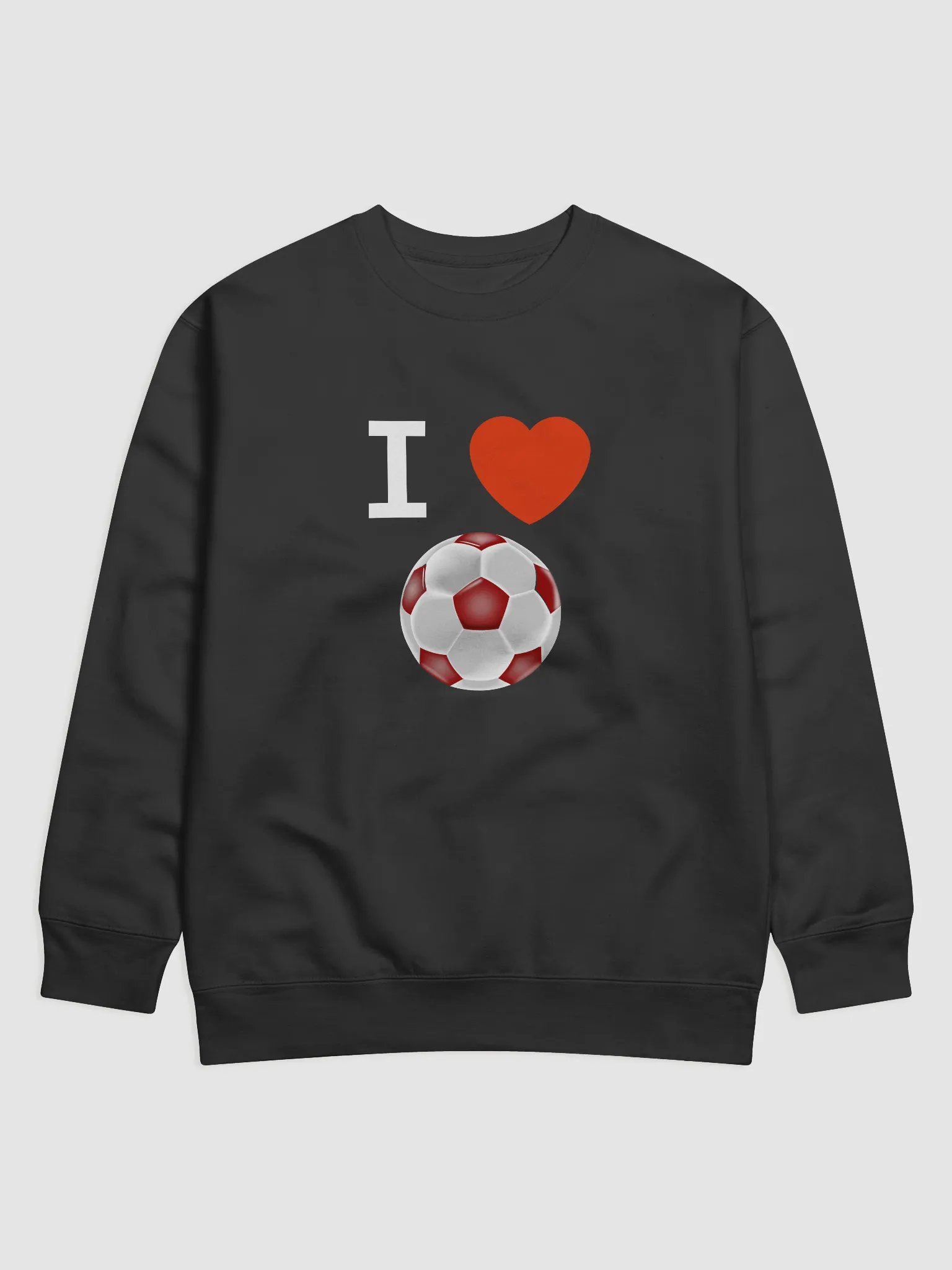 I Love Soccer Crewneck Pullover product image (1)
