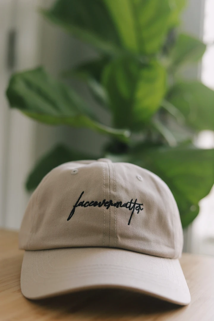 Faceovermatter Dad Hat (Stone) product image (1)